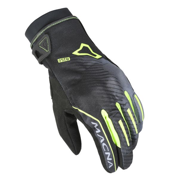 Guantes moto Macna Crew RTX Black Neon Yellow