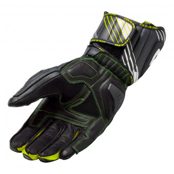 REV'IT Apex Neon Yellow Black Gloves