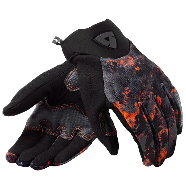 Guantes moto REV'IT Continent WB Gloves Black Orange Guantes moto REV'IT Continent WB Gloves Black Orange