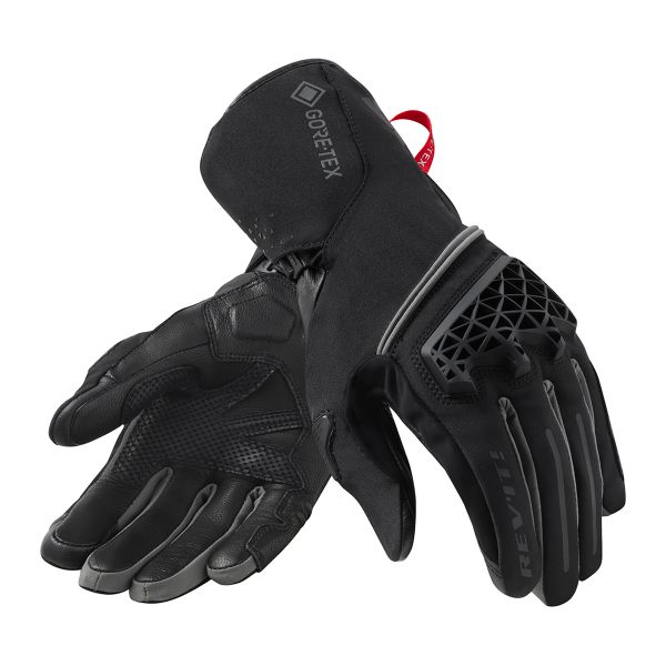 Guantes moto REV'IT Contrast GTX Schwarz Grau Guantes moto REV'IT Contrast GTX Schwarz Grau