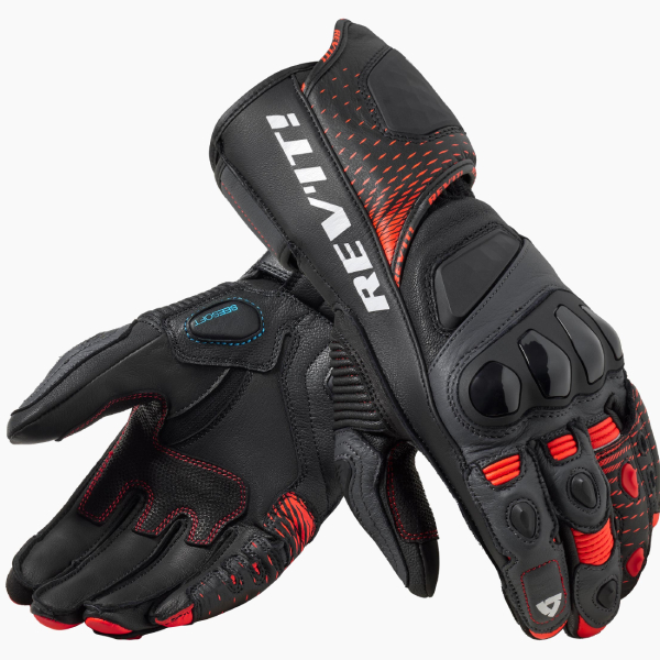 Guantes moto REV'IT Control Black Neon Red