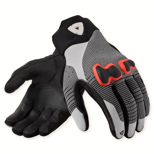 Guantes moto REV'IT Kinetic 2 Grey Red