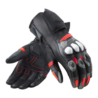 Guantes moto REV'IT League 2 Black Neon Red Guantes moto REV'IT League 2 Black Neon Red