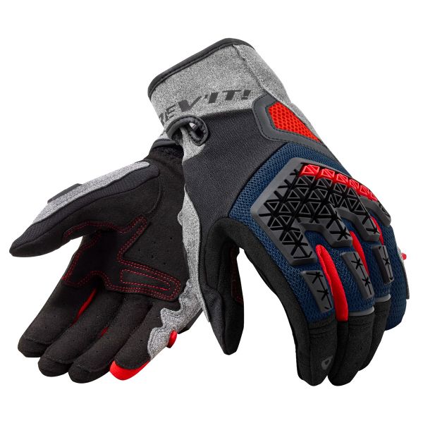 Guantes moto REV'IT Mangrove Silver Blue Guantes moto REV'IT Mangrove Silver Blue