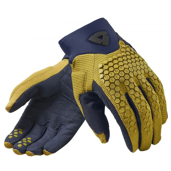 Guantes moto REV'IT Massif Ocre Amarillo Guantes moto REV'IT Massif Ocre Amarillo
