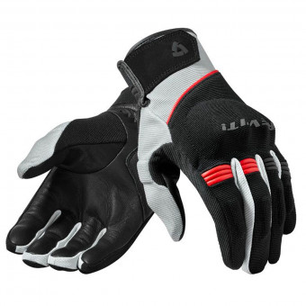 Guantes moto REV'IT Mosca Negro Rojo Guantes moto REV'IT Mosca Negro Rojo