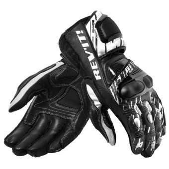 Guantes moto REV'IT Quantum 2 Blanco Negro Guantes moto REV'IT Quantum 2 Blanco Negro
