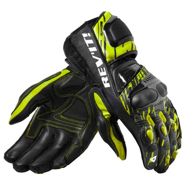 Guantes moto REV'IT Quantum 2 Amarillo Neon Negro
