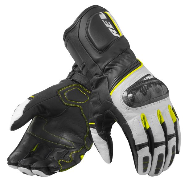 Guantes moto REV'IT RSR 3 Negro Amarillo Neon
