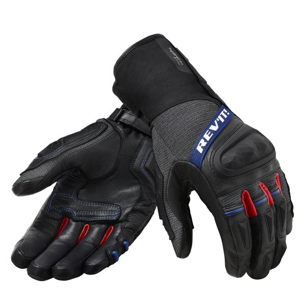 Guantes moto REV'IT Sand 4 H2O Negro Rojo Guantes moto REV'IT Sand 4 H2O Negro Rojo