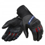 Guantes moto REV'IT Sand 4 H2O Negro Rojo