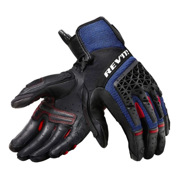 Guantes moto REV'IT Sand 4 Negro Azul