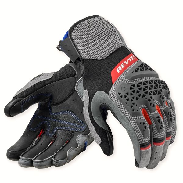 Guantes moto REV'IT Sand 5 Grey Red