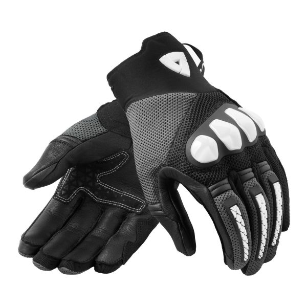 Guantes moto REV'IT Speedart Air Schwarz Wei�