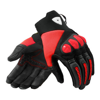 Guantes moto REV'IT Speedart Air Schwarz Neon Rot Guantes moto REV'IT Speedart Air Schwarz Neon Rot