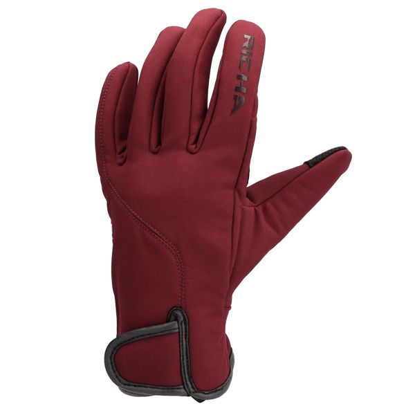 Guantes moto Richa Scope Softshell Woman Burgundy Guantes moto Richa Scope Softshell Woman Burgundy
