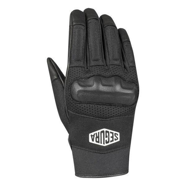 Guantes moto Segura Atol Black White Guantes moto Segura Atol Black White