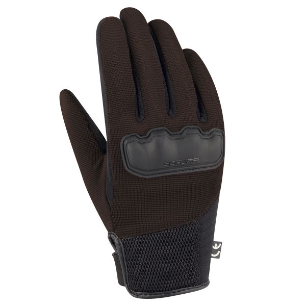 Guantes moto Segura Eden Black Brown Guantes moto Segura Eden Black Brown