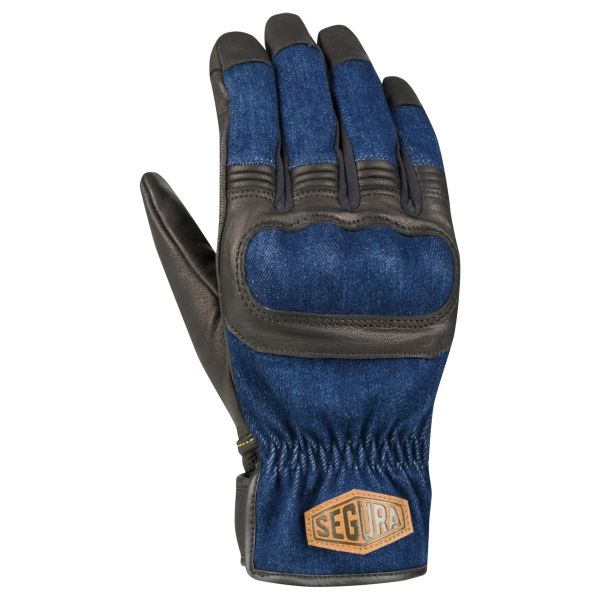 Guantes moto Segura Hunky Black Blue Guantes moto Segura Hunky Black Blue
