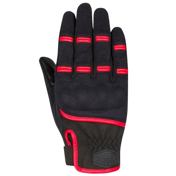 Guantes moto Segura Lady Palmer Black Red