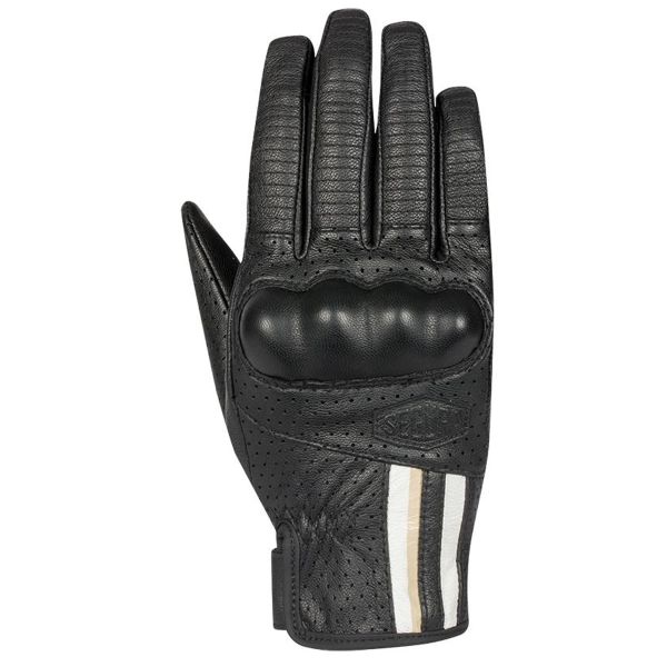 Guantes moto Segura Lady Romeo Gloves Black White Guantes moto Segura Lady Romeo Gloves Black White