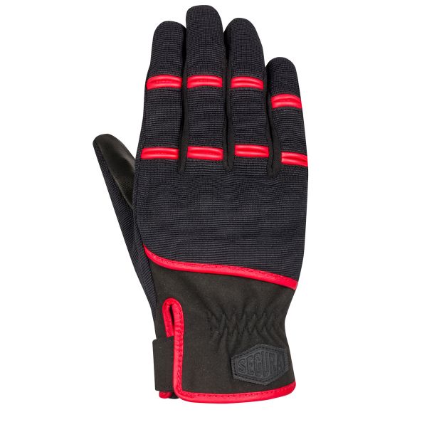 Guantes moto Segura Palmer Black Red