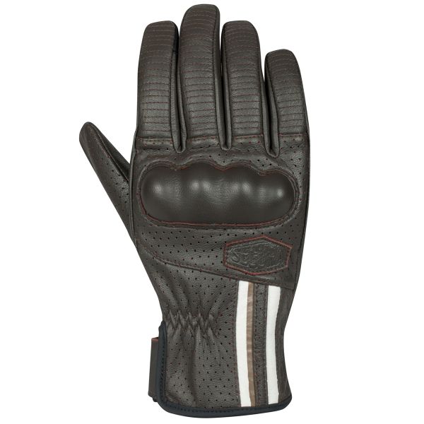 Guantes moto Segura Romeo Gloves Brown White Guantes moto Segura Romeo Gloves Brown White