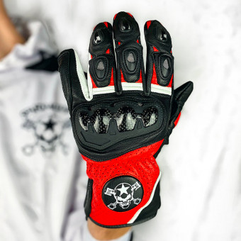Guantes moto SPARTMOTARD SPM Red 02 Guantes moto SPARTMOTARD SPM Red 02