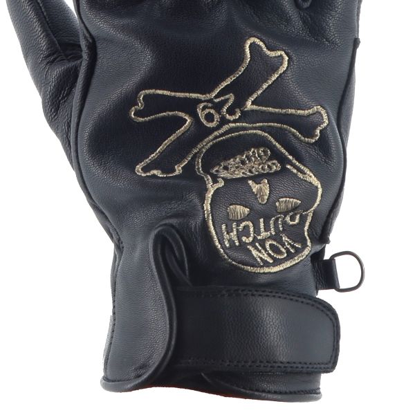 Von Dutch Bones Leather Black