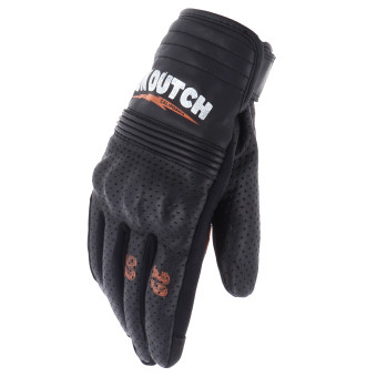 Guantes moto Von Dutch Born Air Negro Naranja
