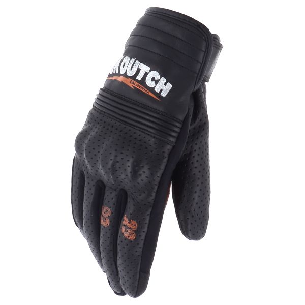 Guantes moto Von Dutch Born Air Negro Naranja