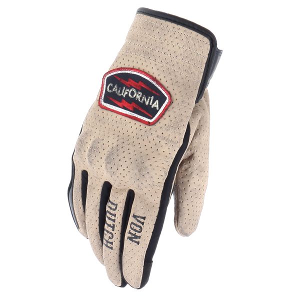 Guantes moto Von Dutch Cali Air Beige Azul
