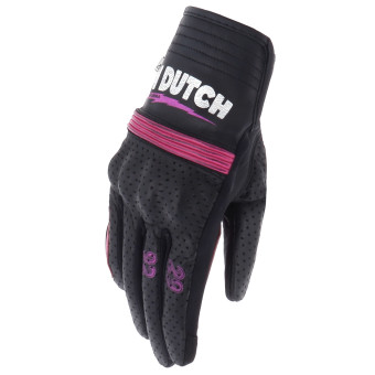 Guantes moto Von Dutch Jackie Air Negro Rosa