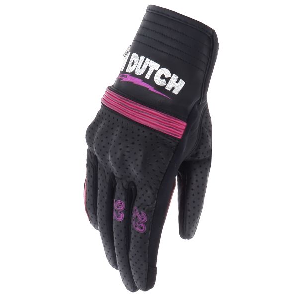 Guantes moto Von Dutch Jackie Air Negro Rosa