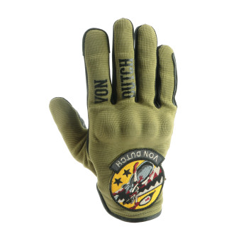 Guantes moto Von Dutch Magic Kaki Black Guantes moto Von Dutch Magic Kaki Black