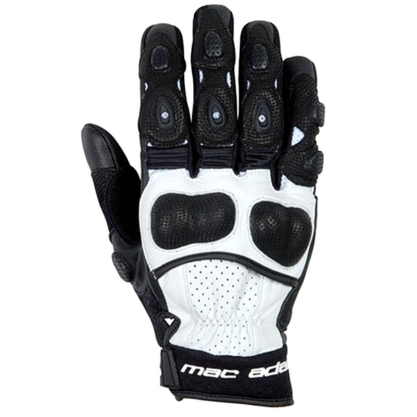 Guantes moto Mac Adam Radian Blanco Negro