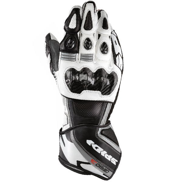Guantes moto Spidi Carbo 3 Negro/Blanco