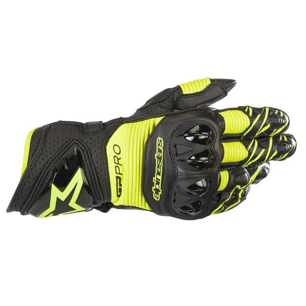 Guantes moto Alpinestars GP PRO R3 Black Yellow Fluo