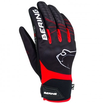 Guantes moto Bering Grissom Negro Rojo