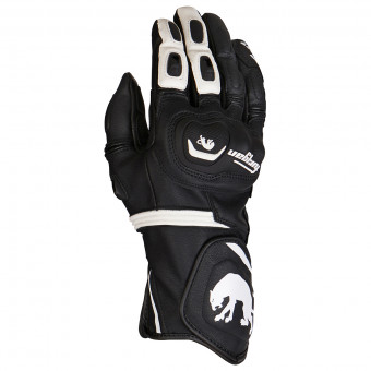 Guantes moto Furygan Higgins Black White Guantes moto Furygan Higgins Black White