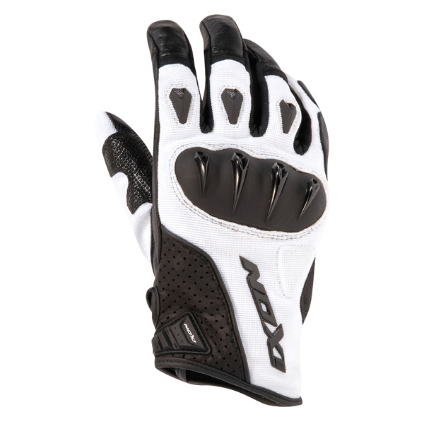 Guantes moto Ixon RS Print HP Negro Blanco