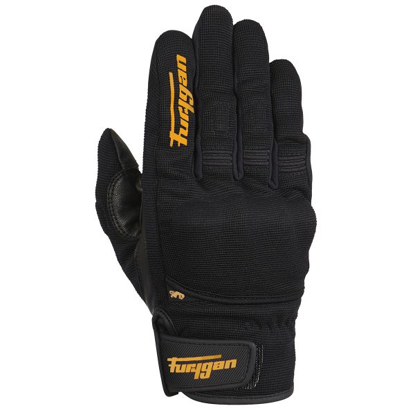 Guantes moto Furygan Jet D3O Black Orange Guantes moto Furygan Jet D3O Black Orange