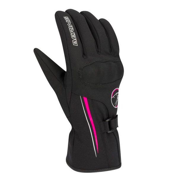 Guantes moto Bering Lady Kevina Black Fuchsia Guantes moto Bering Lady Kevina Black Fuchsia