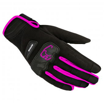 Guantes moto Bering Lady York Black Fuchsia
