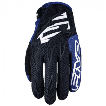 Guantes moto Five MXF3 Negro Blanco Azul