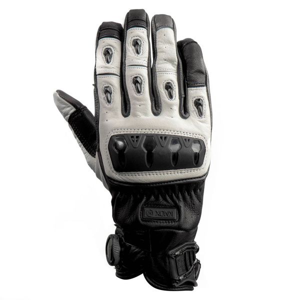 Guantes moto Knox Orsa Leather White