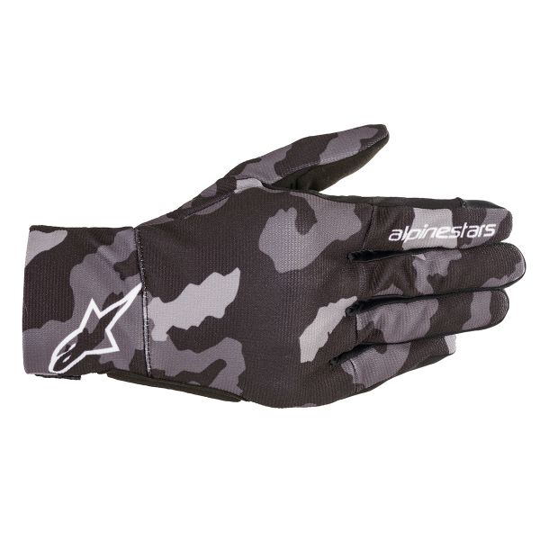 Guantes moto Alpinestars Reef Negro Gris Camo Guantes moto Alpinestars Reef Negro Gris Camo