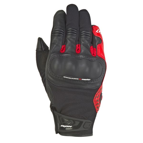Guantes moto Ixon RS Grip 2 Negro Rojo