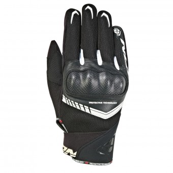 Guantes moto Ixon RS Loop 2 Negro Blanco