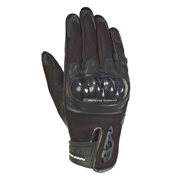 Guantes moto Ixon RS Rise Air Negro Guantes moto Ixon RS Rise Air Negro